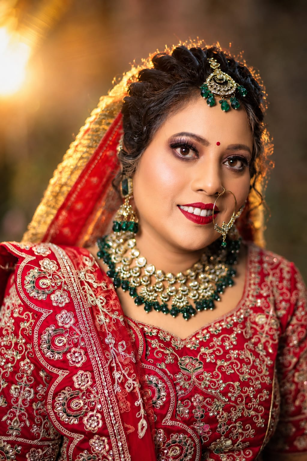 Traditional Crimson Glow